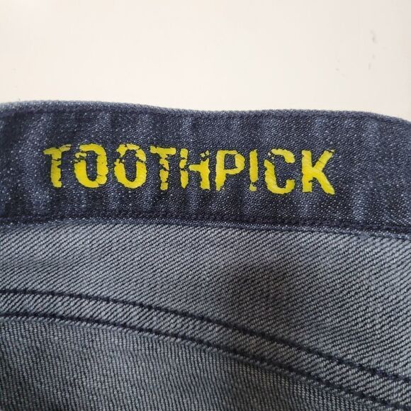 33 TALL JCREW TOOTHPICK STRETCH DARK DENIM JEANS 31 - Picture 10 of 12